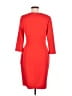 NYDJ 100% Polyester Red Cocktail Dress Size 8 - photo 2