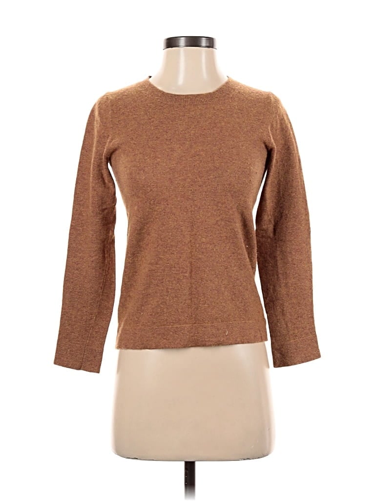 Pre-owned J.crew Factory Store Pullover Sweater In Brown