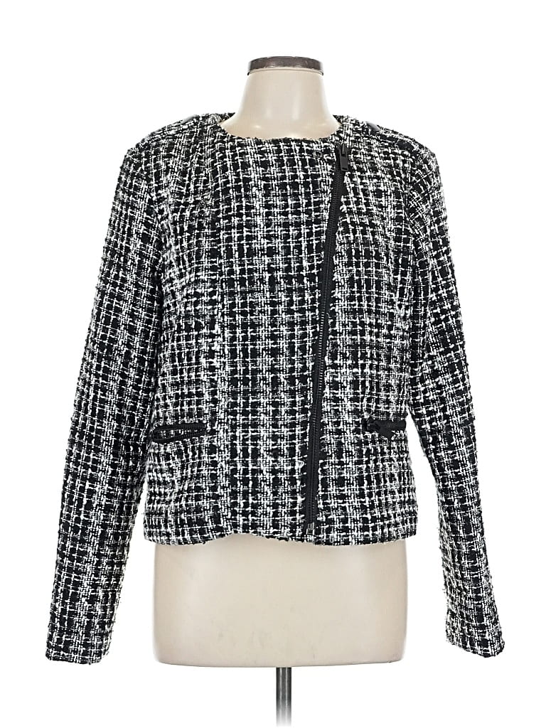 Pre-owned Simply Vera Vera Wang Jacket In Gray