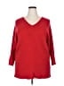Ellen Tracy 100% Acrylic Red Pullover Sweater Size 2X - photo 1