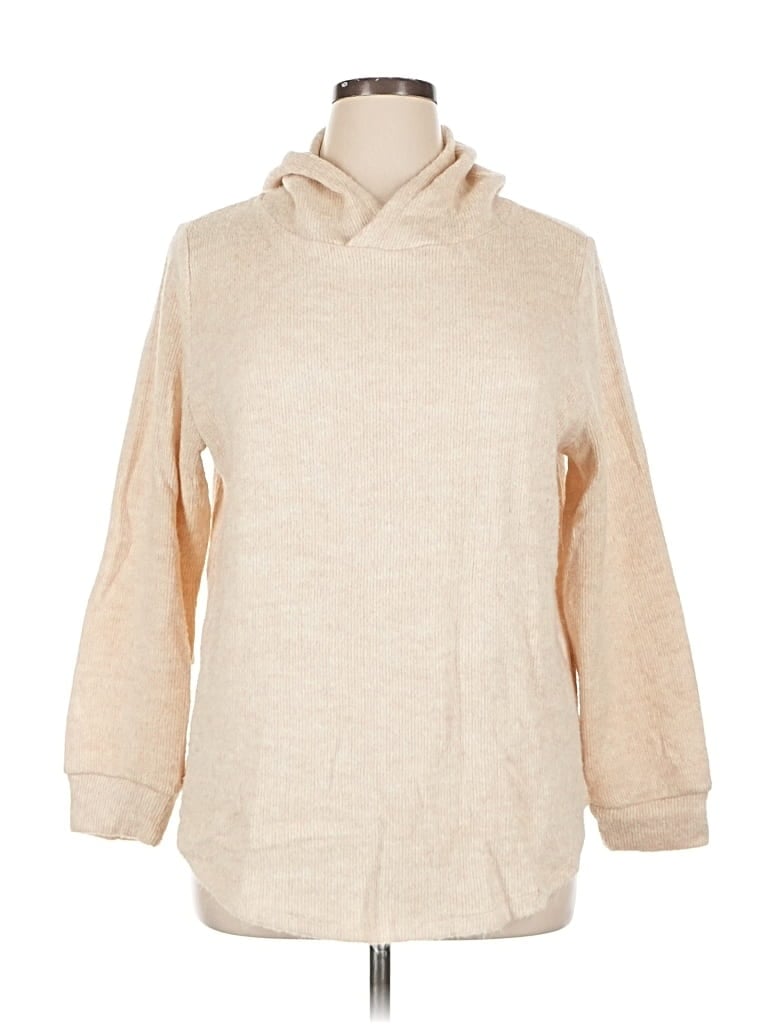 Pre-owned Ann Taylor Loft Pullover Sweater In Brown