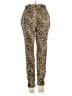 Aqua Animal Print Gold Casual Pants Size XS - photo 2
