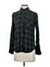 Rails 100% Rayon Plaid Green Long Sleeve Blouse Size XS - photo 1