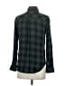 Rails 100% Rayon Plaid Green Long Sleeve Blouse Size XS - photo 2
