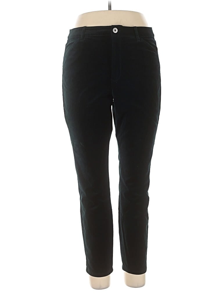 Pre-owned Jjill Casual Pants In Black