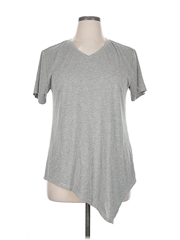 Pre-owned Joh Short Sleeve T-shirt In Gray