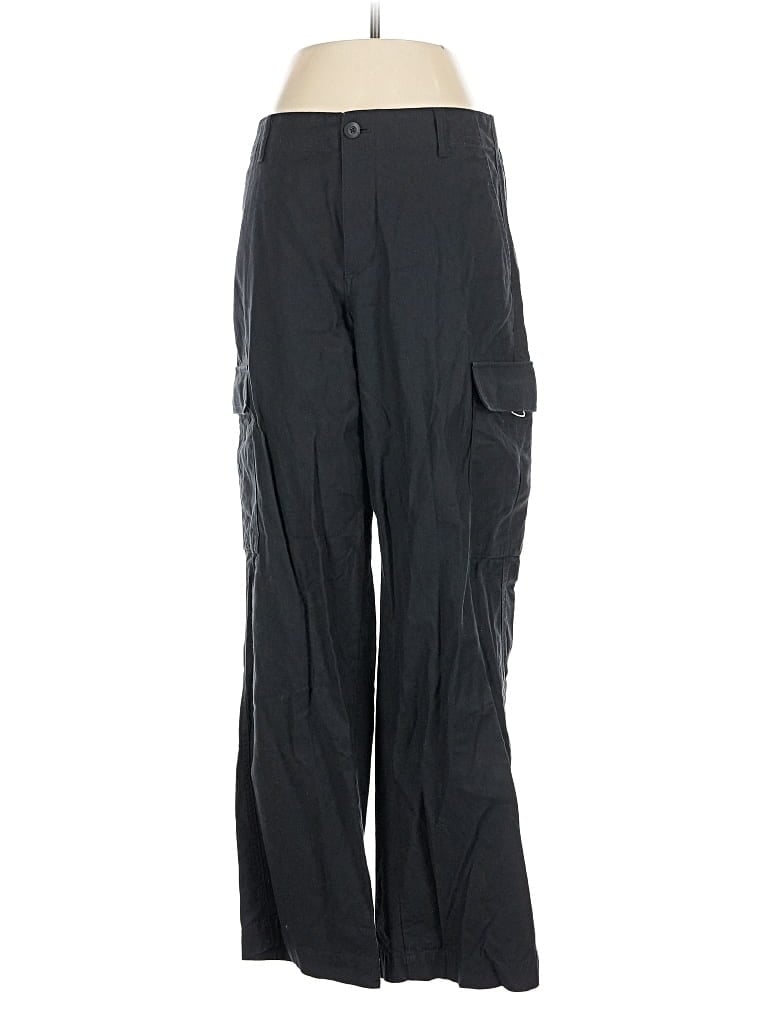 Pre-owned Uniqlo Cargo Pants In Black