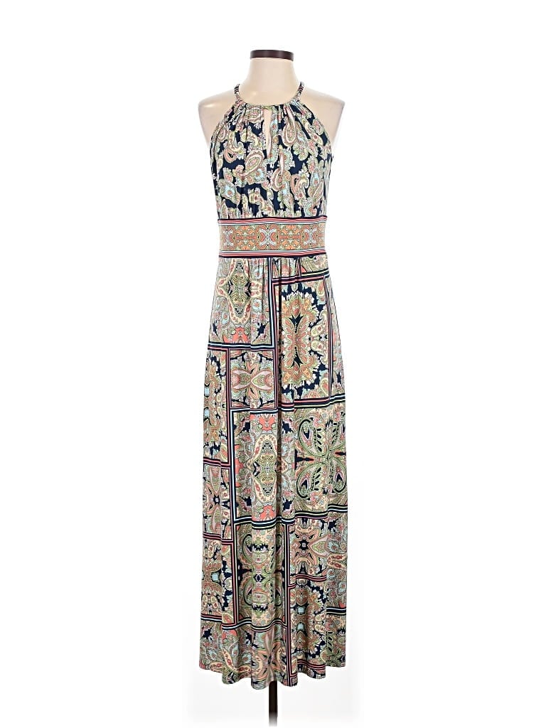 Pre-owned London Times Casual Dress In White