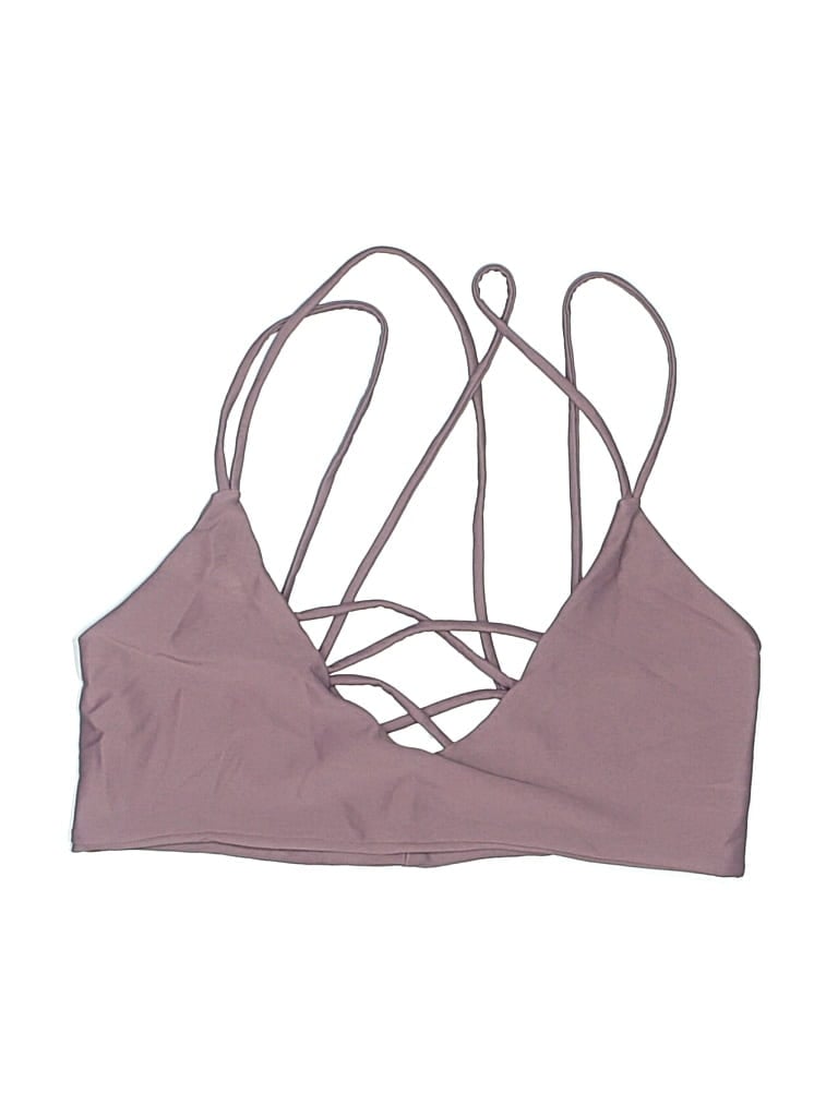 Pre-owned Kaohs Swimsuit Top Gray Swimwear