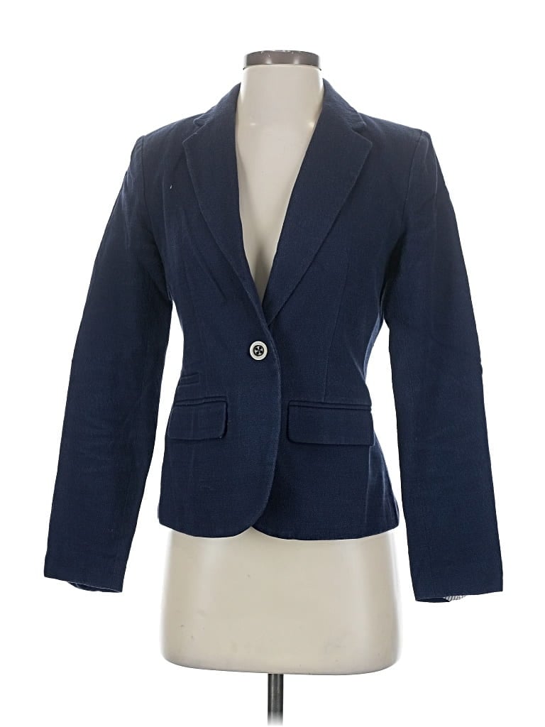 Pre-owned Merona Blazer Jacket In Blue