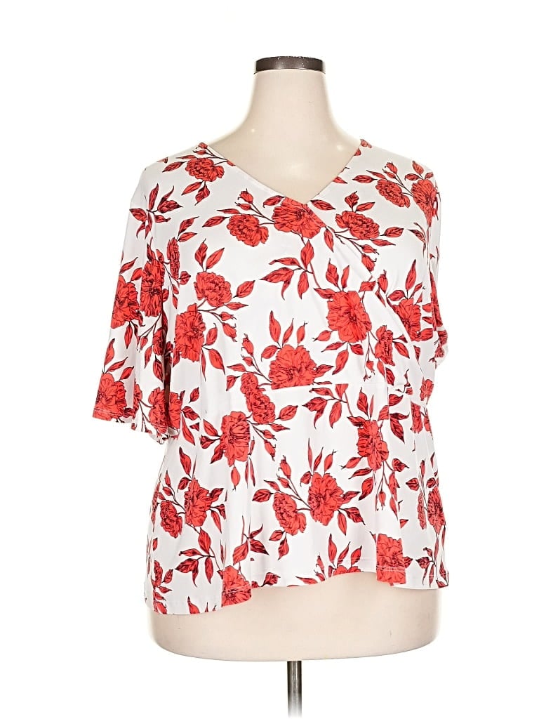 Pre-owned Liz Claiborne Casual Dress In Red