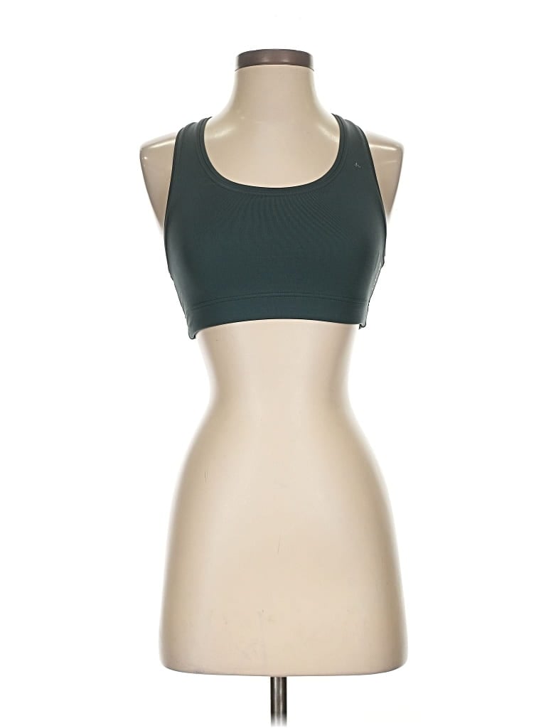 Pre-owned Casall Tank Top Green Halter Neckline Tops