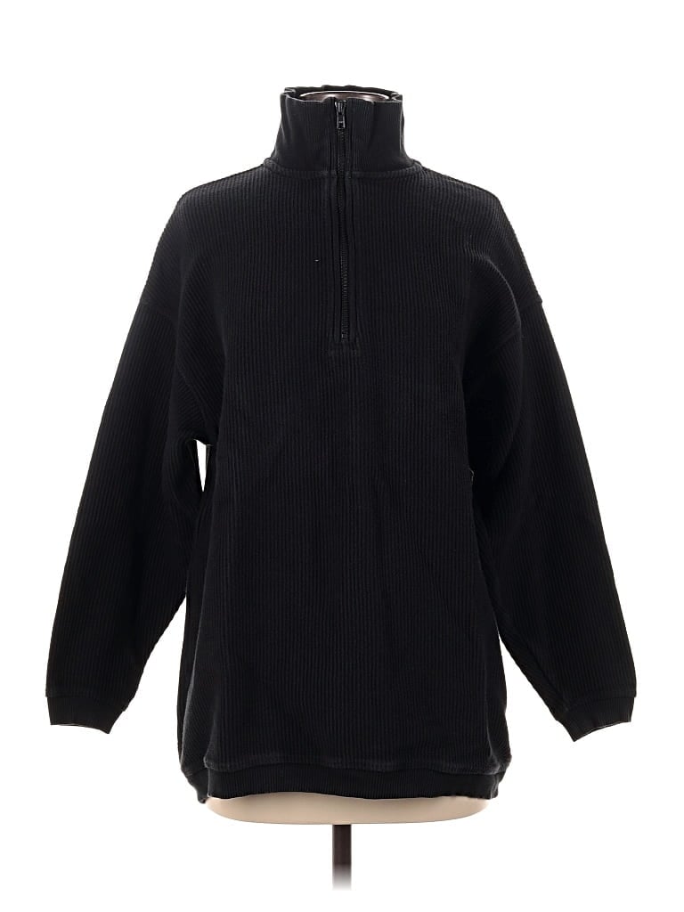 Pre-owned Aerie Turtleneck Sweater In Black