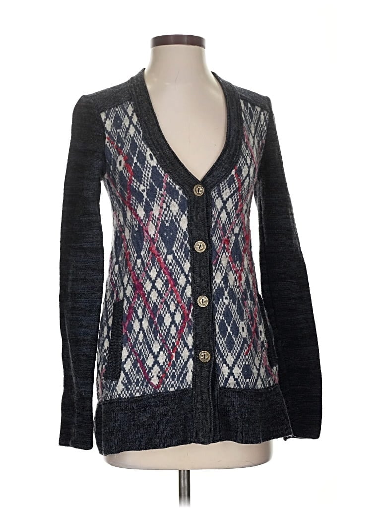 Pre-owned We The Free Cardigan Sweater In Blue