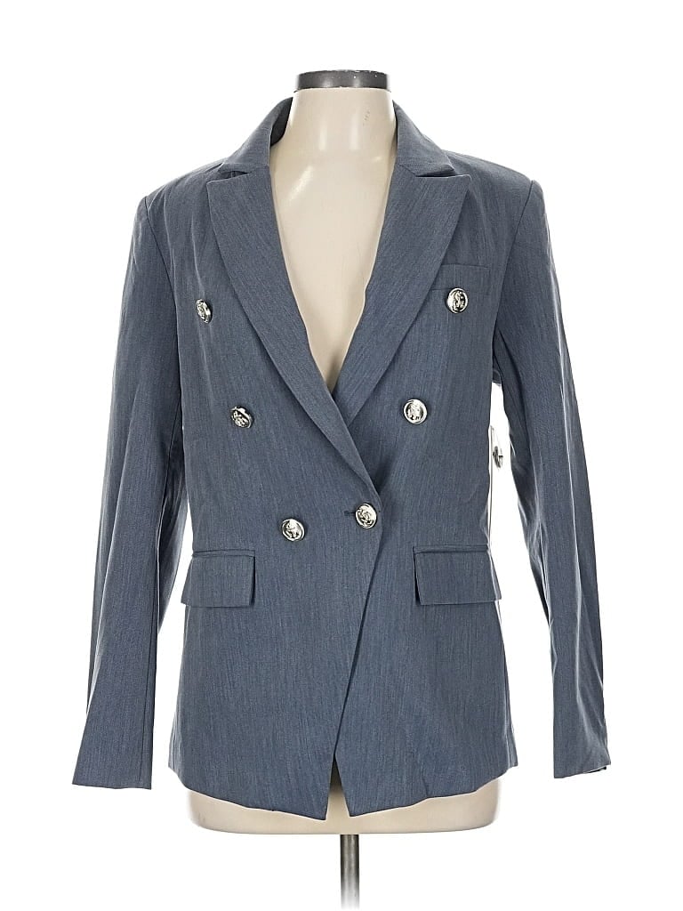 Pre-owned Aqua Blazer Jacket In Blue