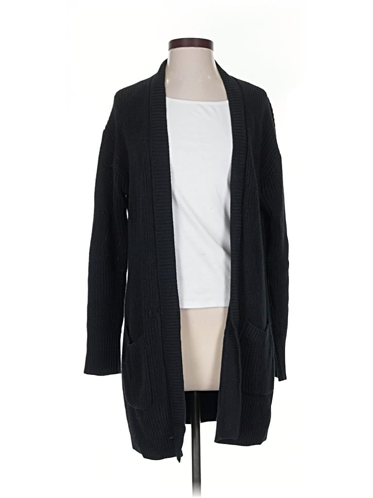 Pre-owned Max & Mia Cardigan Sweater In Black
