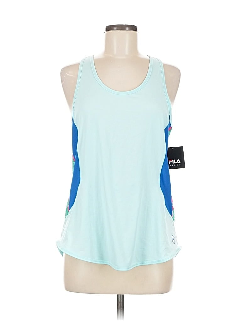 Pre-owned Fila Sport Active Tank Top In Blue