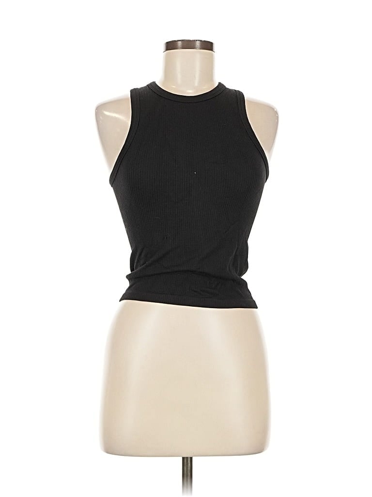 Pre-owned No Boundaries Tank Top Black Halter Neckline Tops