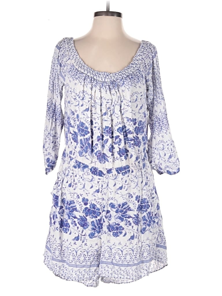 Pre-owned By Anthropologie Romper In Blue