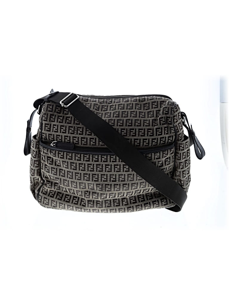 Pre-owned Fendi Diaper Bag In Brown