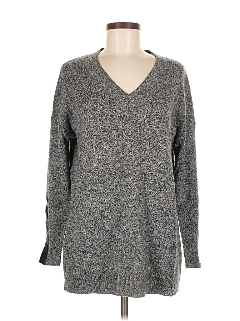Pre-owned C By Bloomingdale's Pullover Sweater In Gray