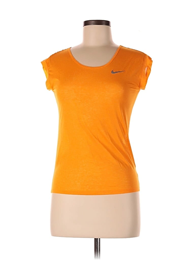 Pre-owned Nike Active T-shirt In Orange