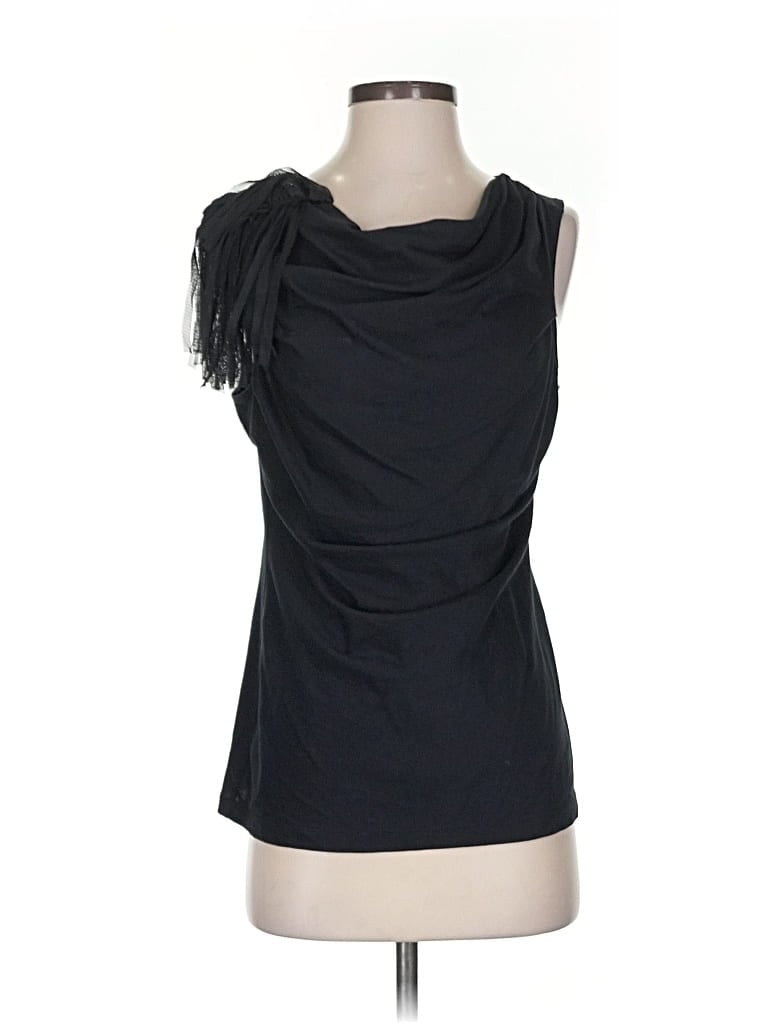 Pre-owned Gap Sleeveless Blouse In Black