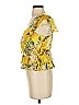 Marissa Webb Collective 100% Polyester Yellow Sleeveless Blouse Size 4 - photo 5