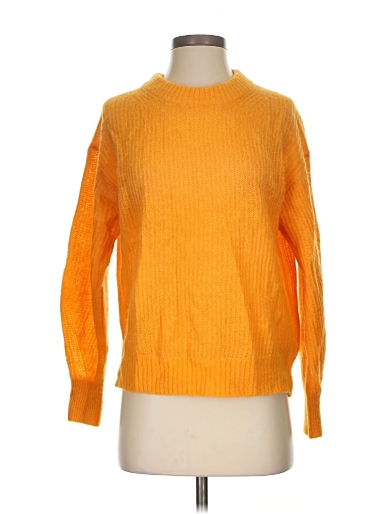 Pre-owned Everlane Wool Pullover Sweater In Orange