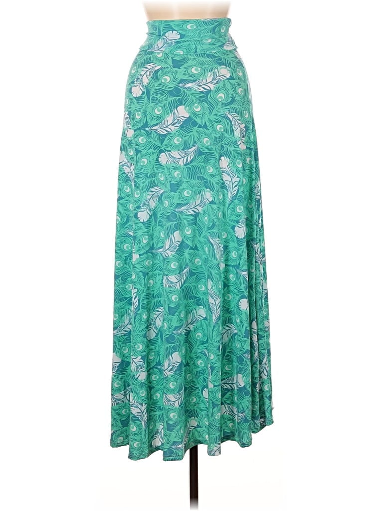 Pre-owned Lularoe Casual Skirt In Green
