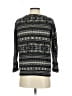 Chloe K Print Black Pullover Sweater Size XS - photo 2