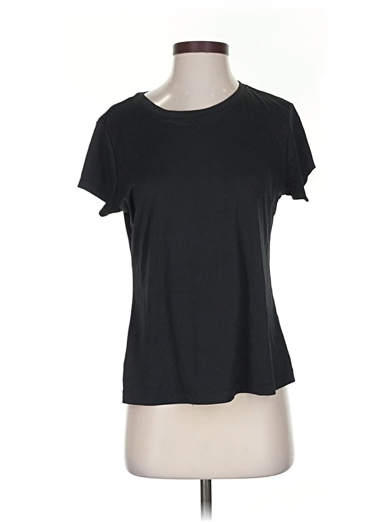 Pre-owned Danskin Now Short Sleeve T-shirt In Black