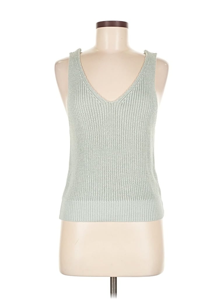 Pre-owned Pink Lily Sweater Vest In Green