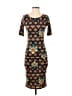 Lularoe Print Brown Cocktail Dress Size XXS - photo 1