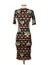 Lularoe Print Brown Cocktail Dress Size XXS - photo 2