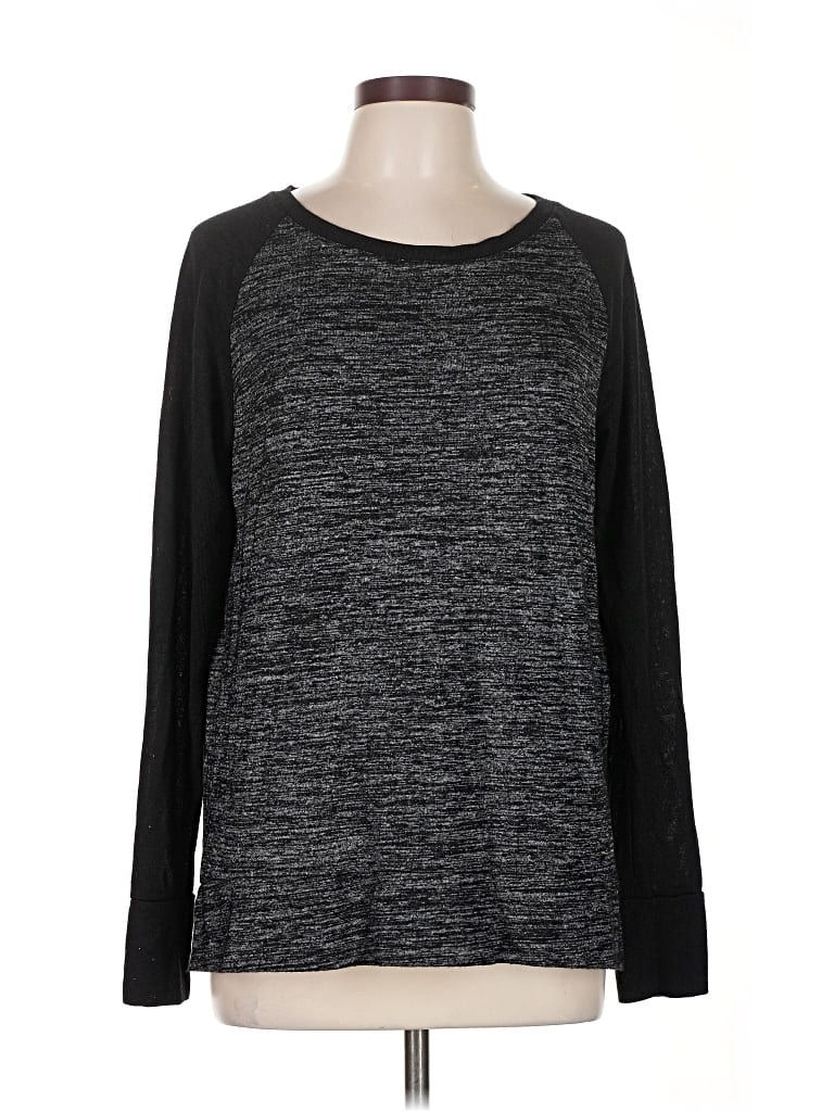 Pre-owned Gap 3/4 Sleeve T-shirt In Black