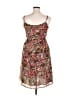 Remy 100% Polyester Paisley Brown Cocktail Dress Size XL - photo 2