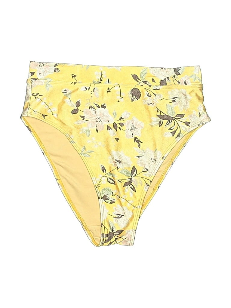 Pre-owned Faithfull The Brand Swimsuit Bottoms In Yellow