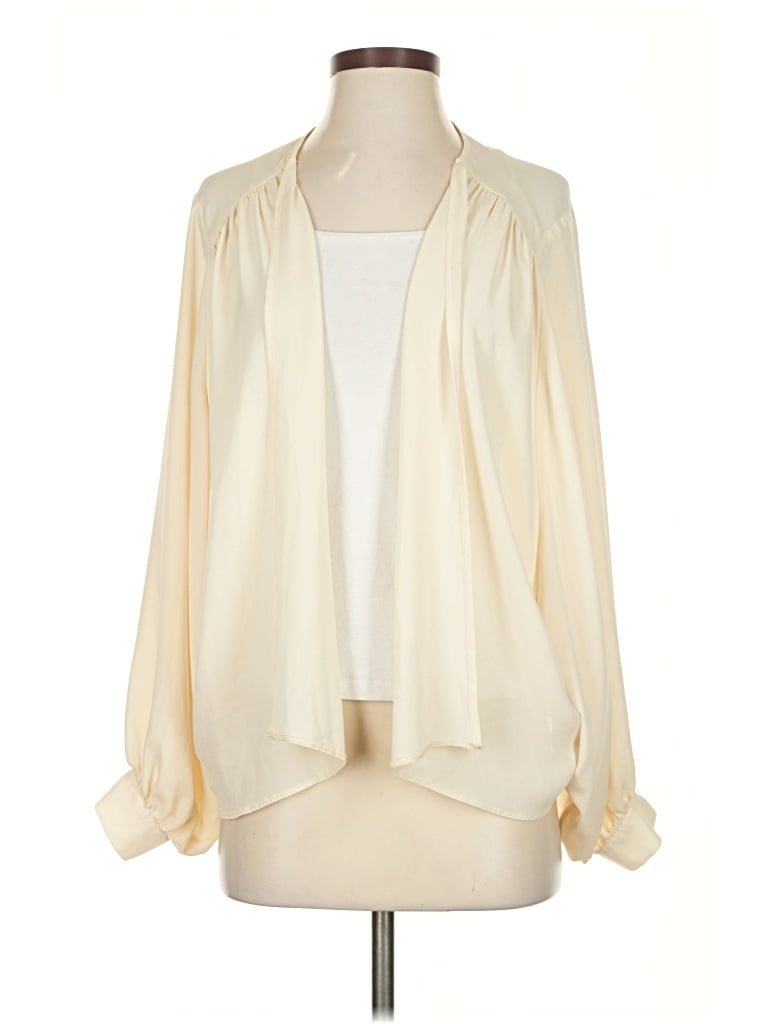 Pre-owned Asos Design Cardigan Sweater In White