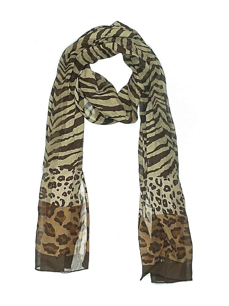 Pre-owned Symphony Scarf In Brown