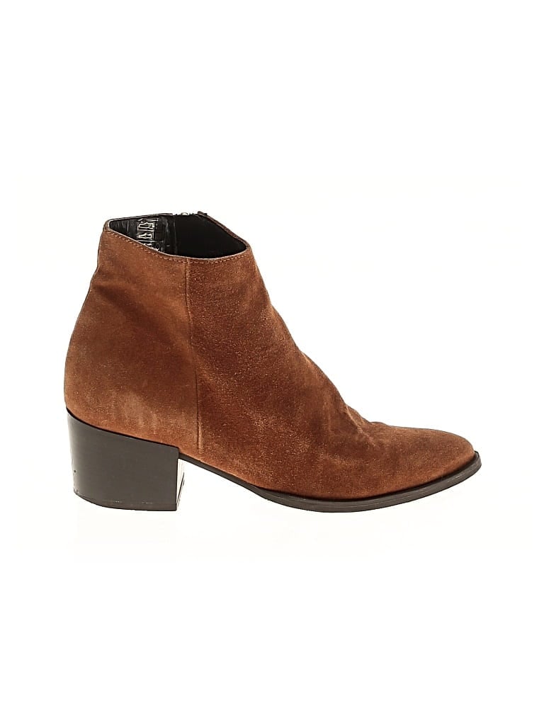 Pre-owned Dune London Ankle Boots In Brown