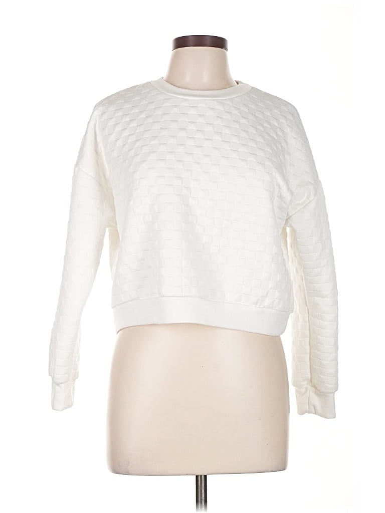 Pre-owned Paper Crane Pullover Sweater In White