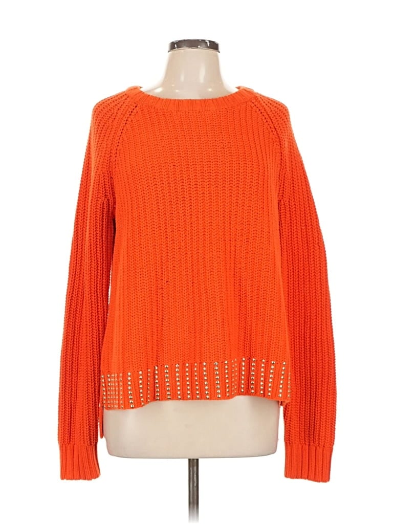Pre-owned Michael Michael Kors Pullover Sweater In Orange