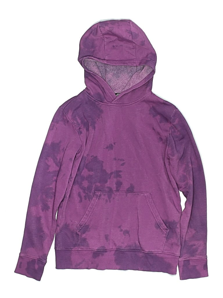 Pre-owned The North Face Kids' Pullover Hoodie In Purple