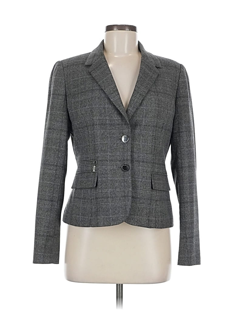 Pre-owned Calvin Klein Blazer Jacket In Gray