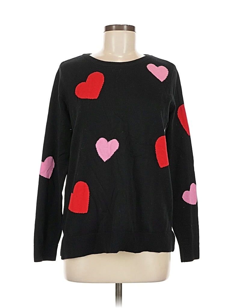 Pre-owned Apt. 9 Long Sleeve T-shirt In Black