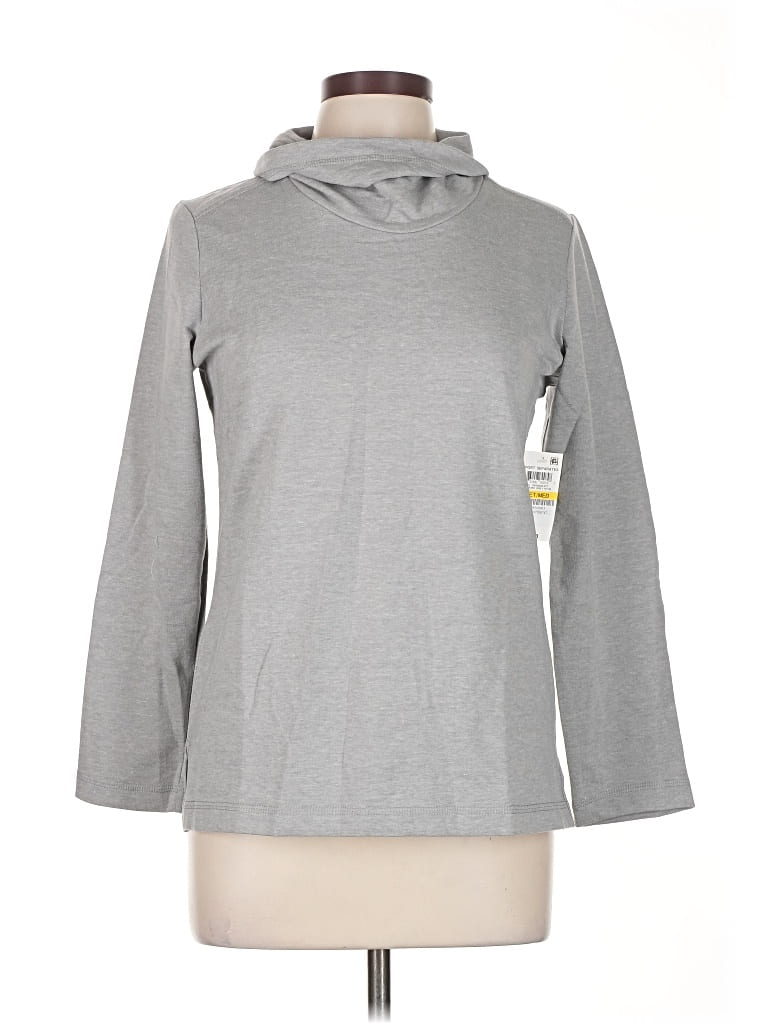 Karen Scott Sport Sweatshirt In Gray
