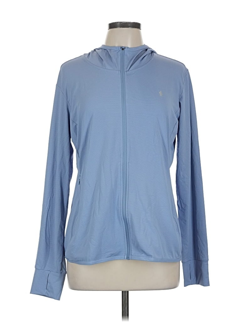 Pre-owned Skechers Track Jacket In Blue