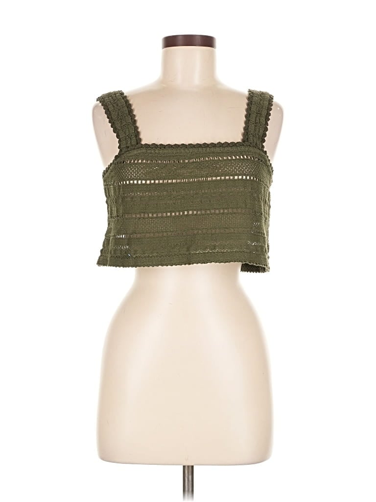 Aerie Sleeveless Blouse In Green