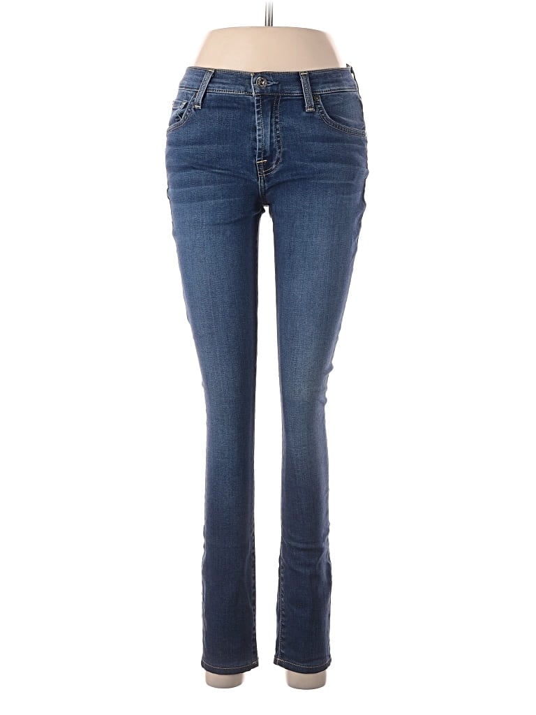 Pre-owned 7 For All Mankind Jeans In Blue